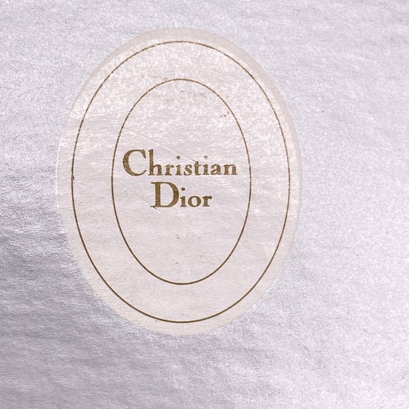 Christian Dior Signed Vintage Gold Plate Half Moon Rhinestone Clip-on Earrings - Picture 5 of 8